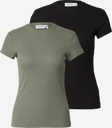 WEEKDAY Shirt in Green: front