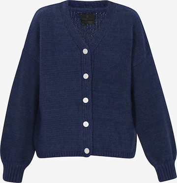 DreiMaster Klassik Oversized vest in Blauw: voorkant