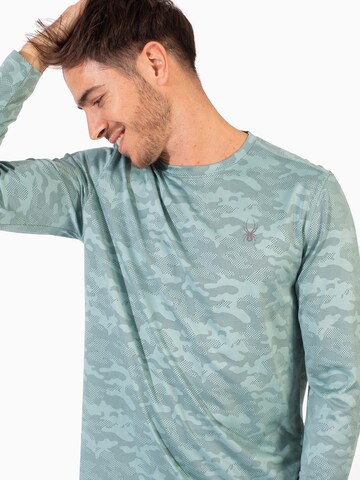 T-Shirt fonctionnel Spyder en vert