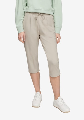 QS by s.Oliver Pants in Beige: front