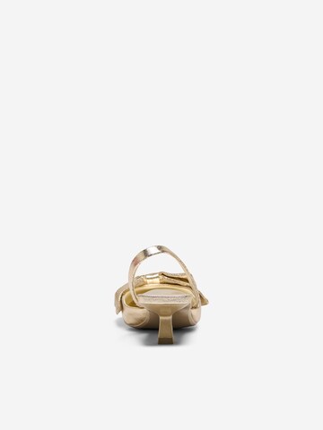 Décolleté sling di ONLY in oro