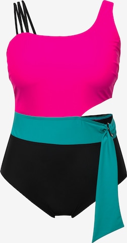 Ulla Popken Swimsuit in Mixed colours: front