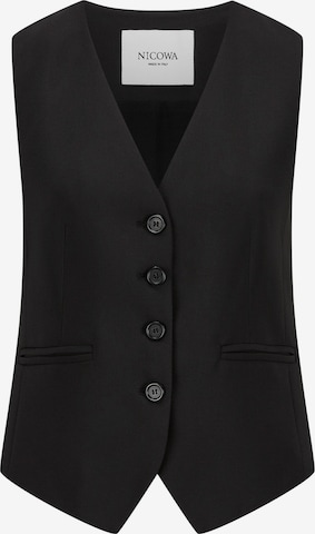 Gilet de costume Nicowa en noir : devant