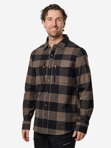 SWEDEMOUNT Regular fit Traditional button up shirt 'Nordkap' in Green