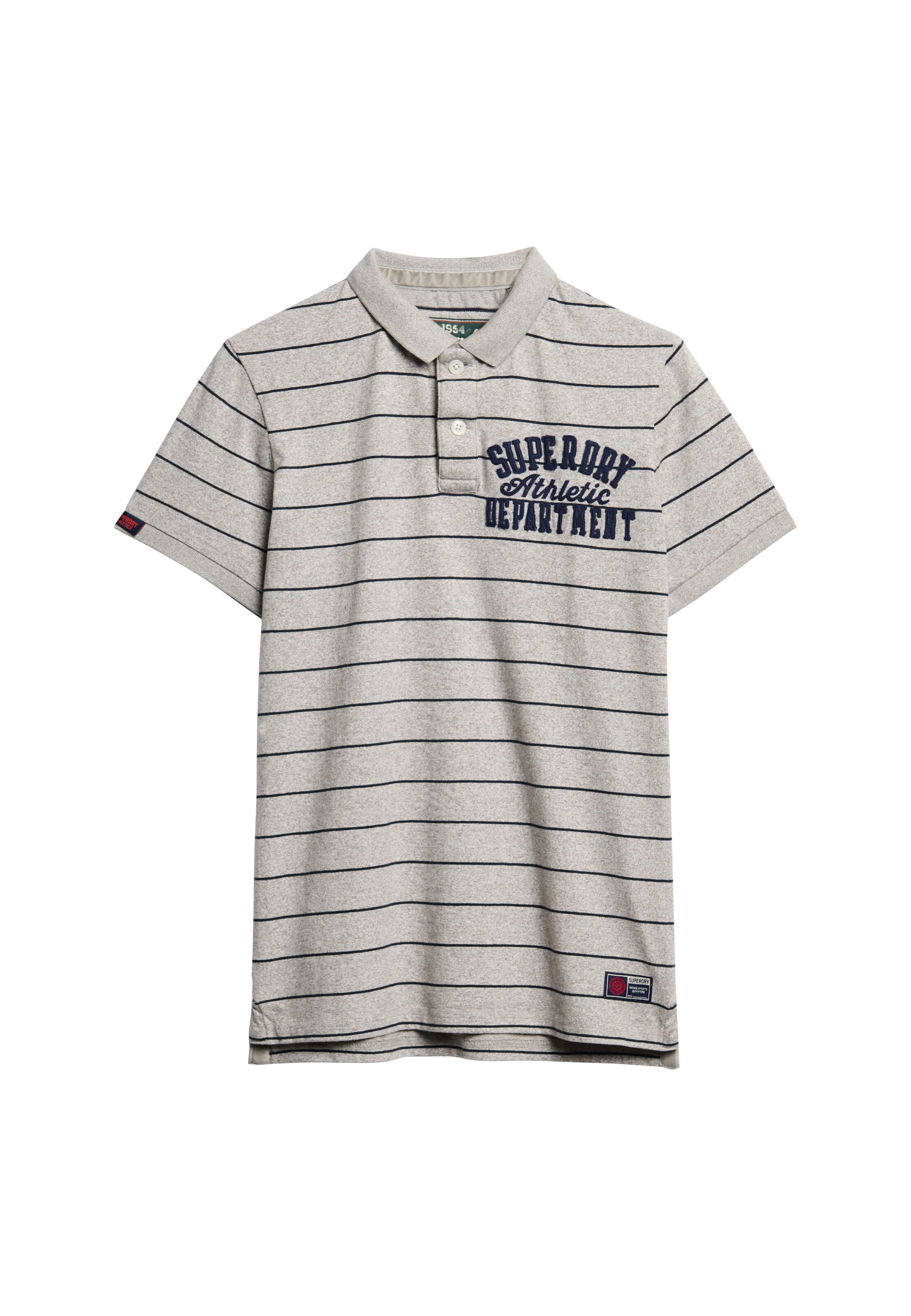T-Shirt 'Vintage Athletic' Superdry en gris : devant
