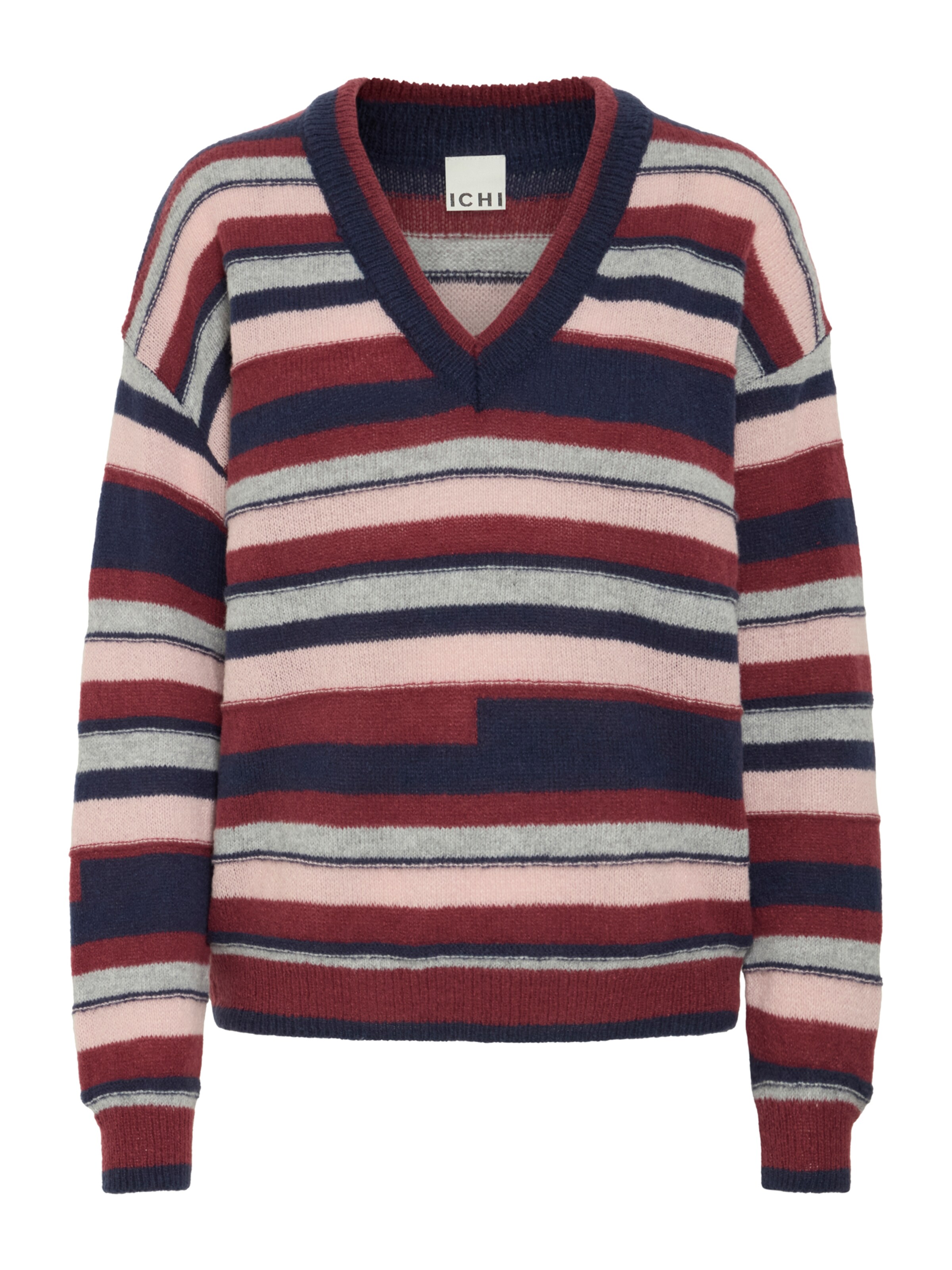 ICHI Trui 'IHASTRA' in Blauw: voorkant