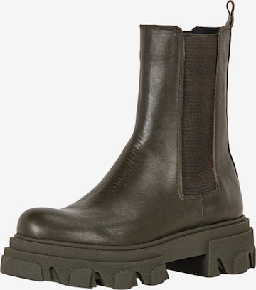 INUOVO Chelsea Boots in Green: front