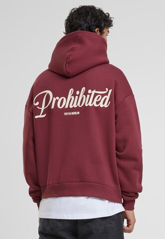 Prohibited Sweatshirt in Red: front