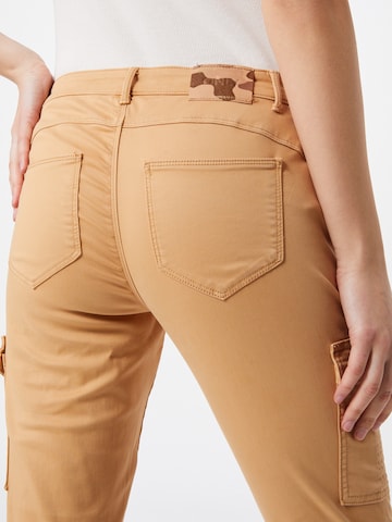 Skinny Pantalon cargo 'Cole Mirinda' ONLY en marron