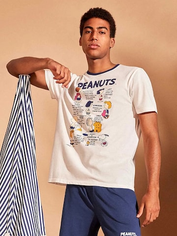 Gisela Pyjama kort in Wit