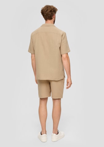 s.Oliver Regular fit Overhemd in Beige