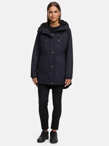 NAVAHOO Winter Jacket 'N038' in Blue