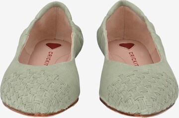 Crickit Ballet Flats ' JOAN ' in Green