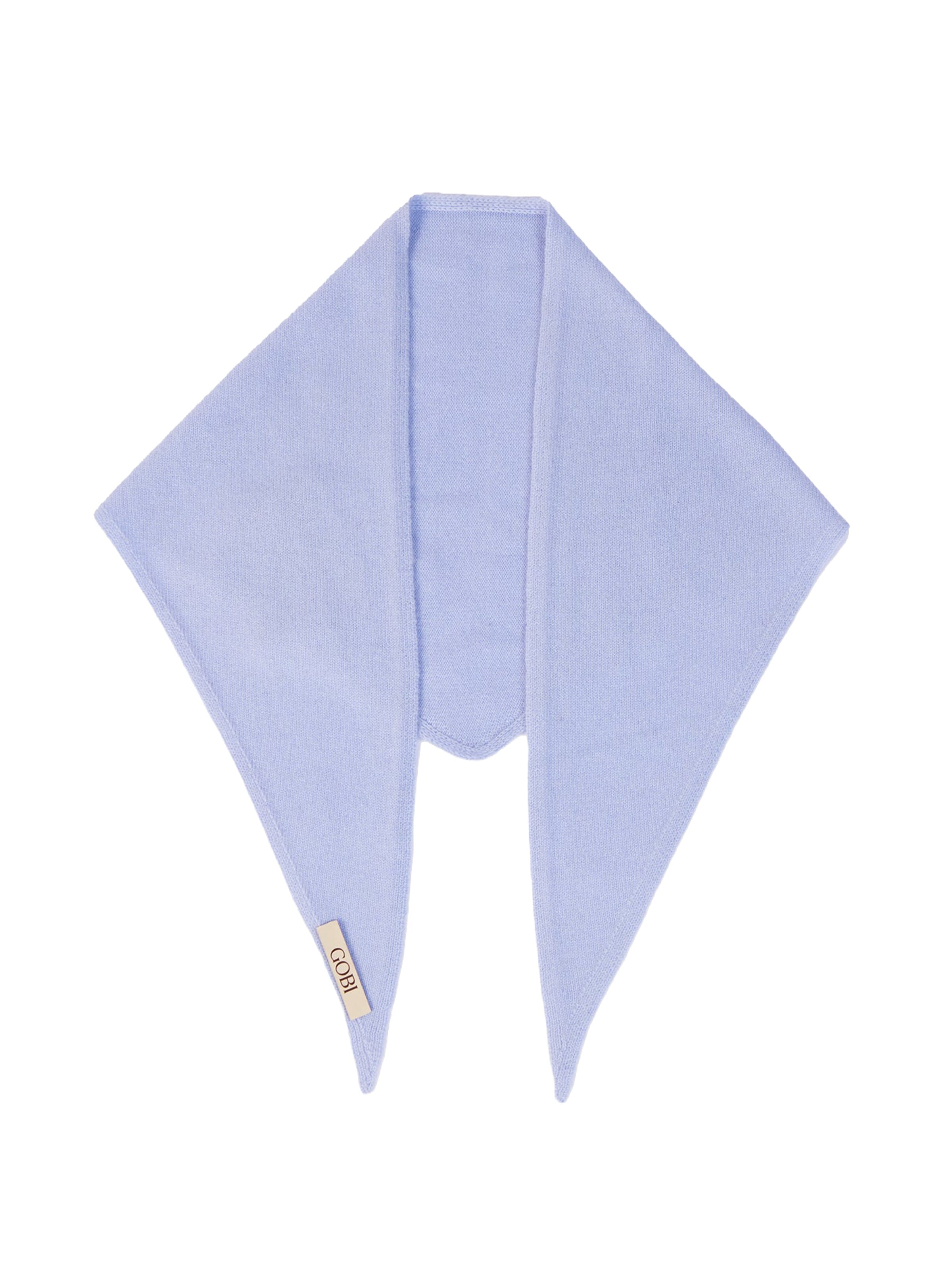 GOBI Cashmere Schal 'Unisex Triangular Cashmere Scarf'‌ in Blau: Vorderseite
