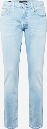 TOMMY HILFIGER Jeans 'Houston' i mørkeblå / blå denim / lysebrun / knallrød, Produktvisning