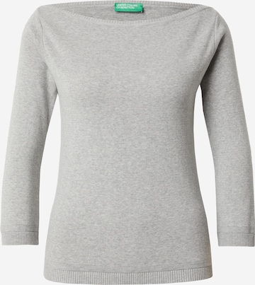 Pull-over UNITED COLORS OF BENETTON en gris : devant