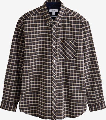 Next Overhemd in Bruin: voorkant