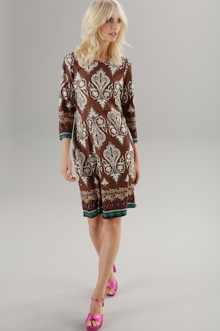 Aniston SELECTED Dress in Brown: front