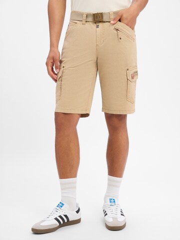 TIMEZONE Regular Cargo Pants 'Ryker' in Beige: front