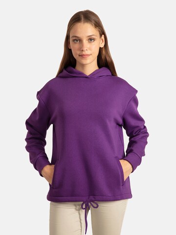 Antioch Sweatshirt i lila: framsida