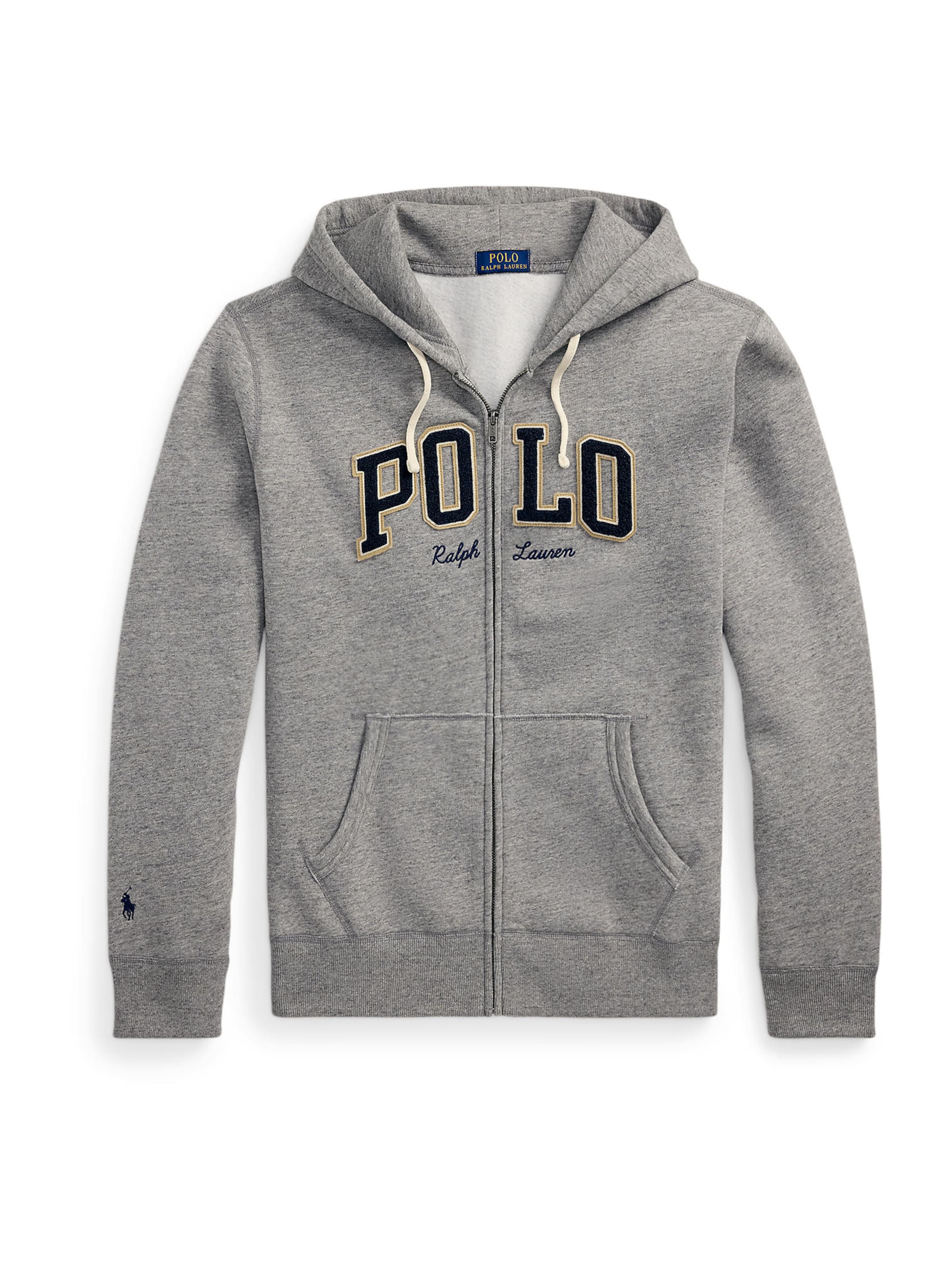 Giacca di felpa di Polo Ralph Lauren in grigio: frontale