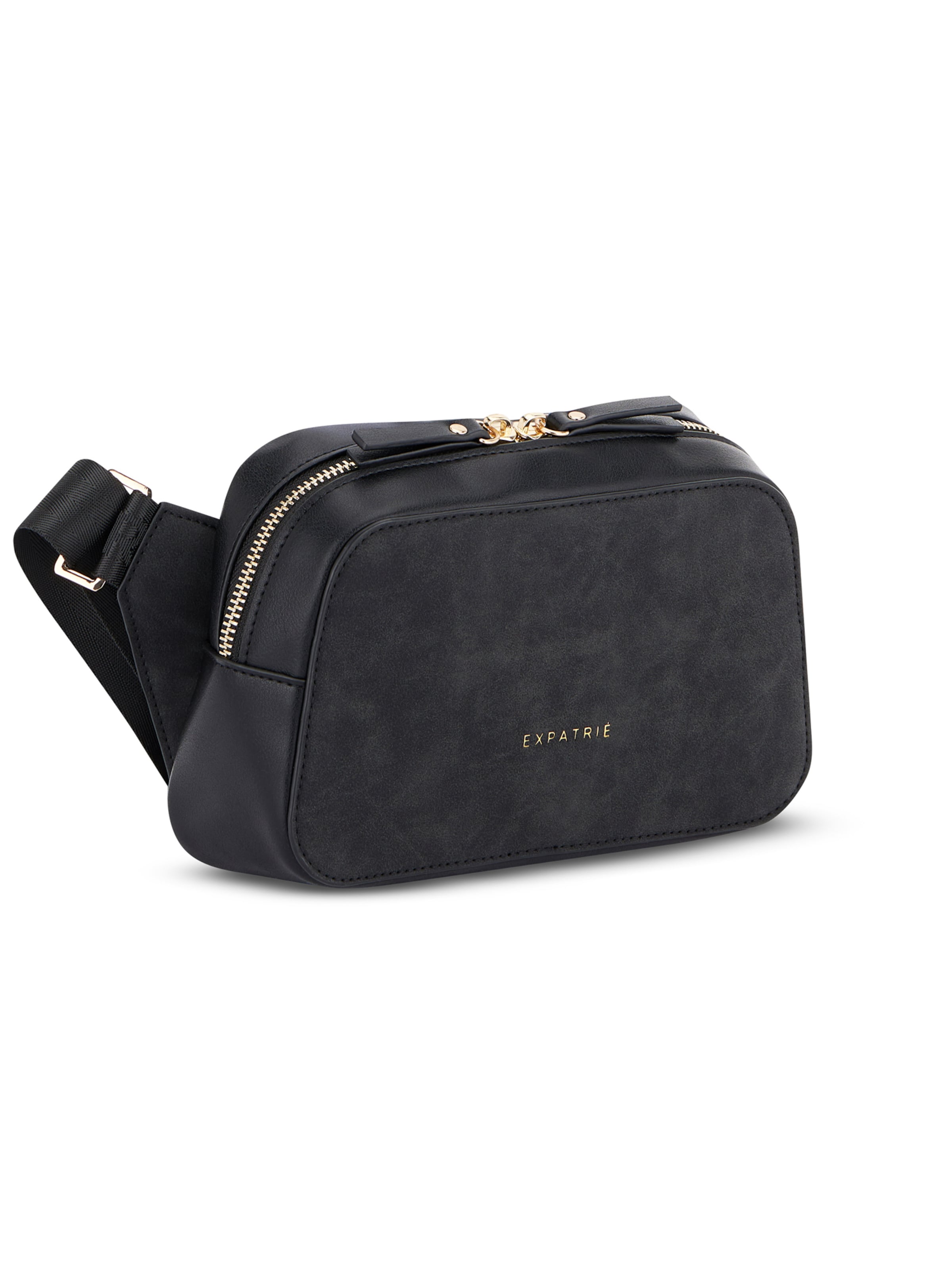 Expatrié - Bolso de hombro 'Fleur' en negro