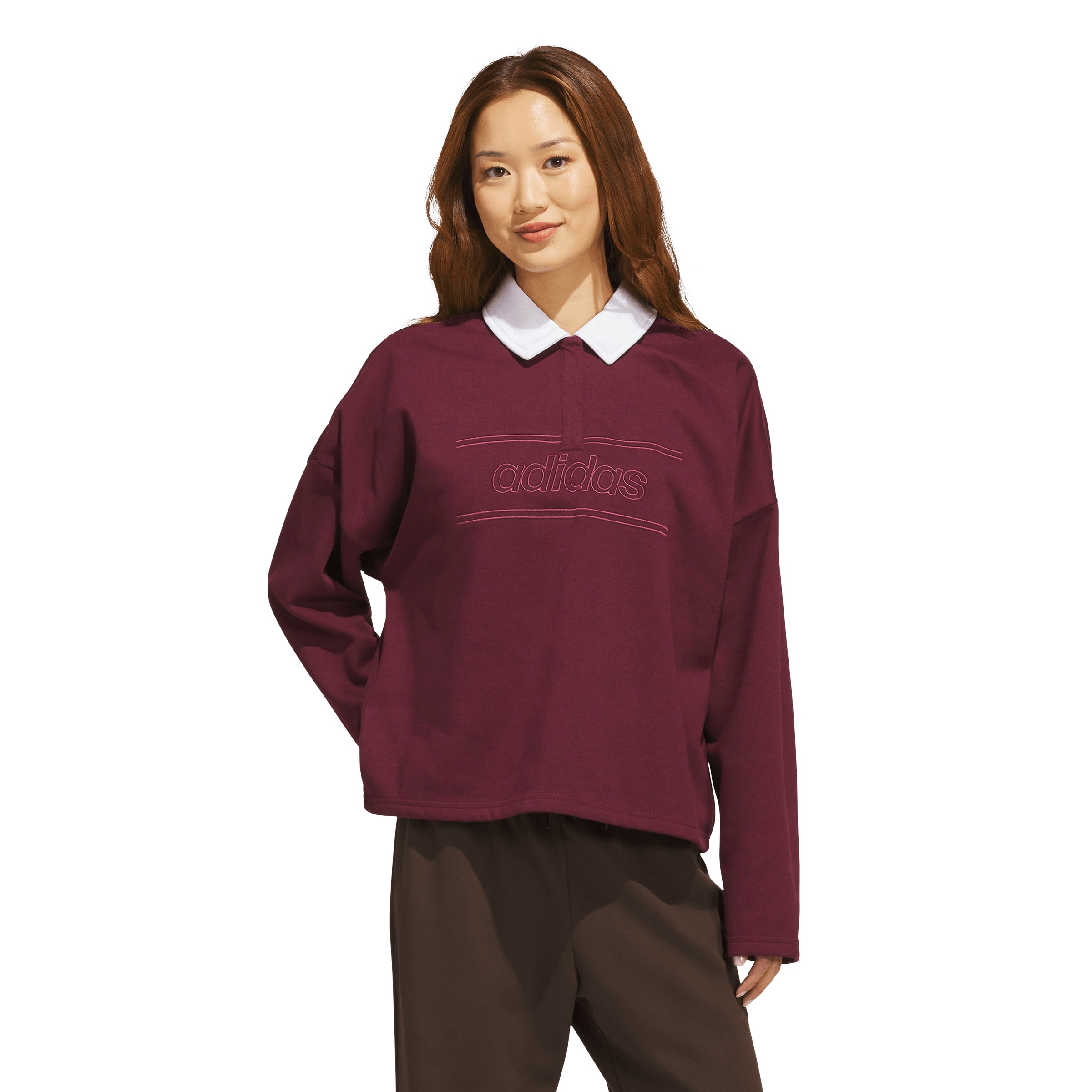 Sweat de sport 'ELVT EVR' ADIDAS SPORTSWEAR en rouge : devant