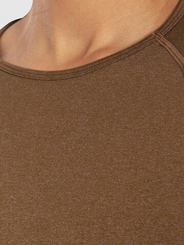 T-shirt 'Bethy' Smilodox en marron