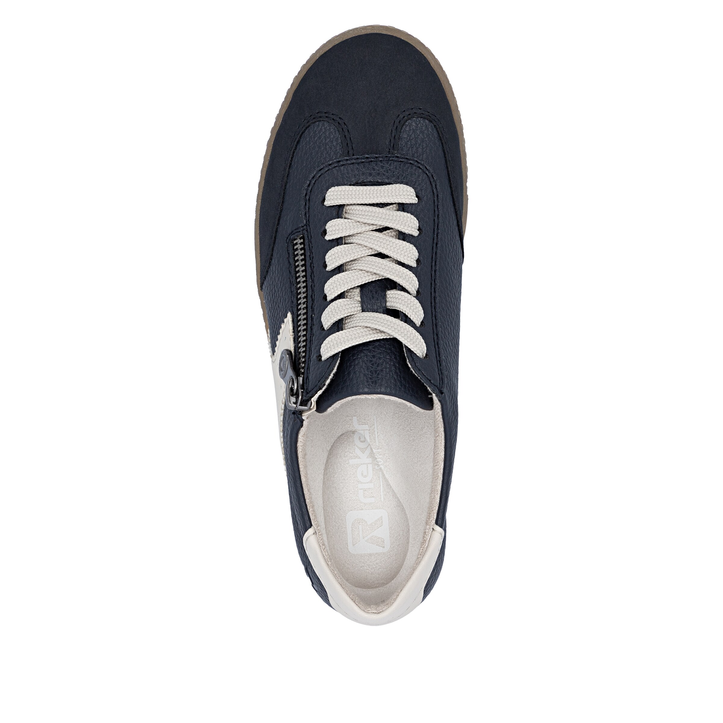 Baskets basses Rieker en bleu