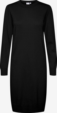 SAINT TROPEZ Knitted dress in Black: front