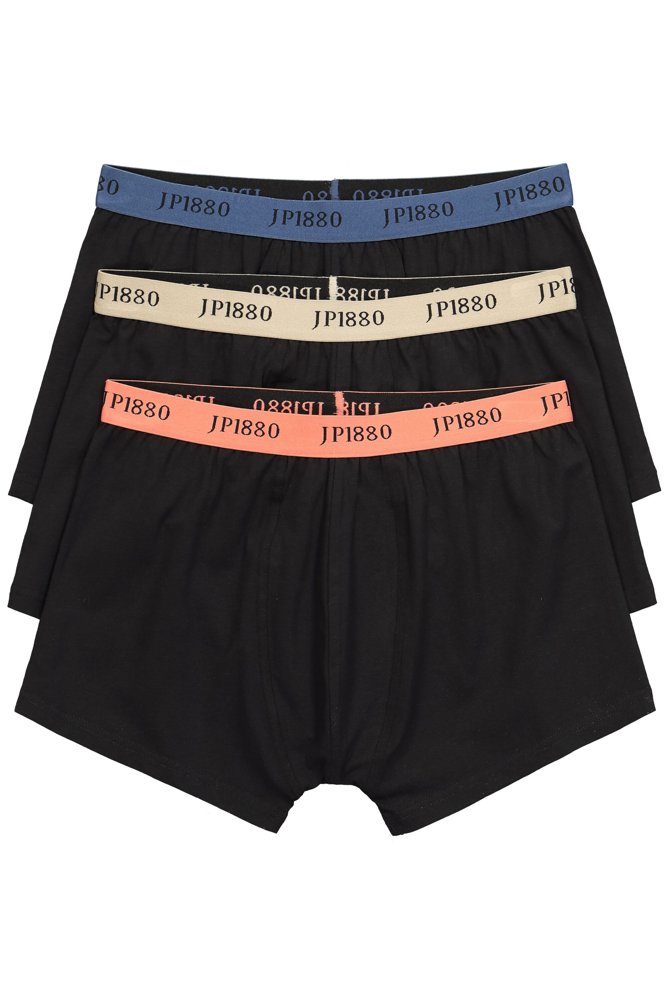 JP1880 Boxershorts in Schwarz: Vorderseite