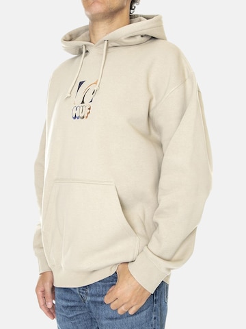 HUF Sweatshirt 'H-DOG P/O ' in Beige: front