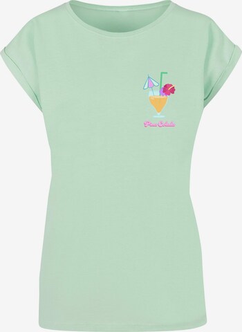 T-shirt 'Pina Colada' Merchcode en vert : devant