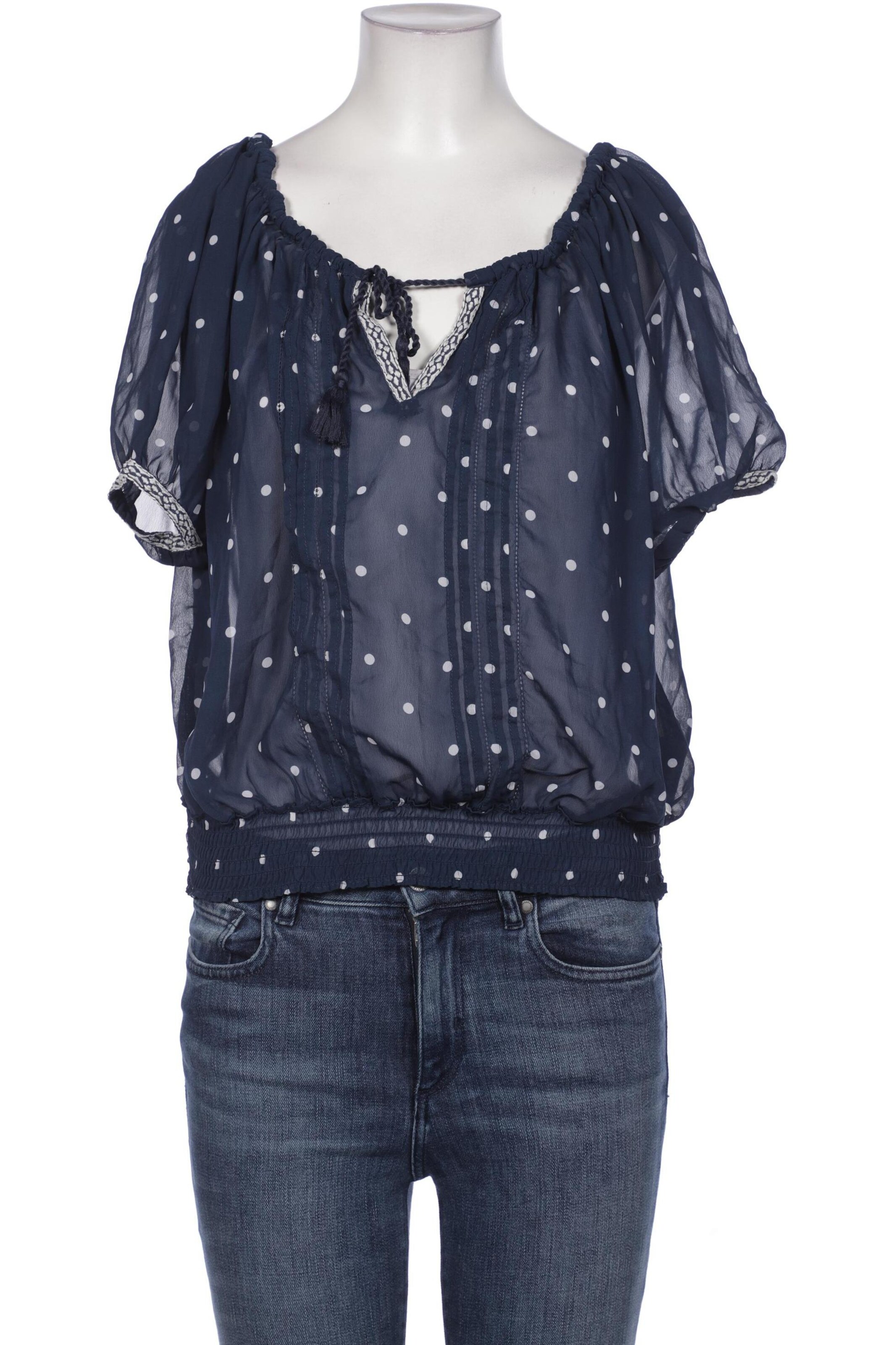 Abercrombie & Fitch Bluse M in Blau: Vorderseite