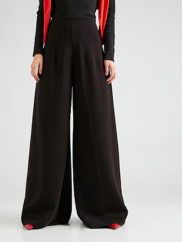 Wide leg Pantaloni 'CALEB' di Staud in nero: frontale