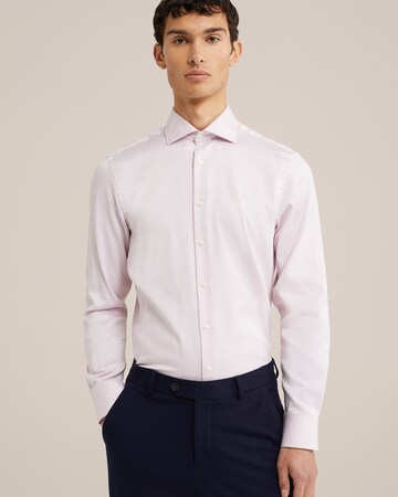Slim fit Camicia business di WE Fashion in rosa: frontale