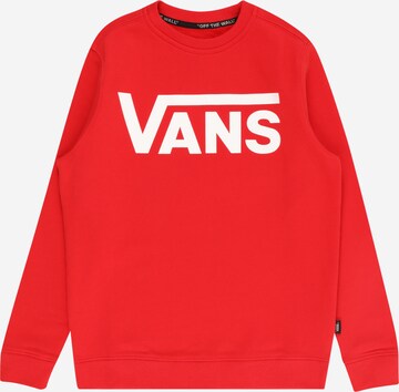 VANS Sweatshirt in Red: front