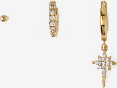 Orelia Zestaw biżuterii 'Crystal Starburst Ear Party' w kolorze złoty / przezroczystym, Podgląd produktu