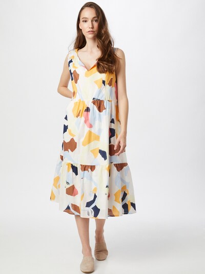 Ci Comma Casual Identity Kleid In Mischfarben Weiss About You 
