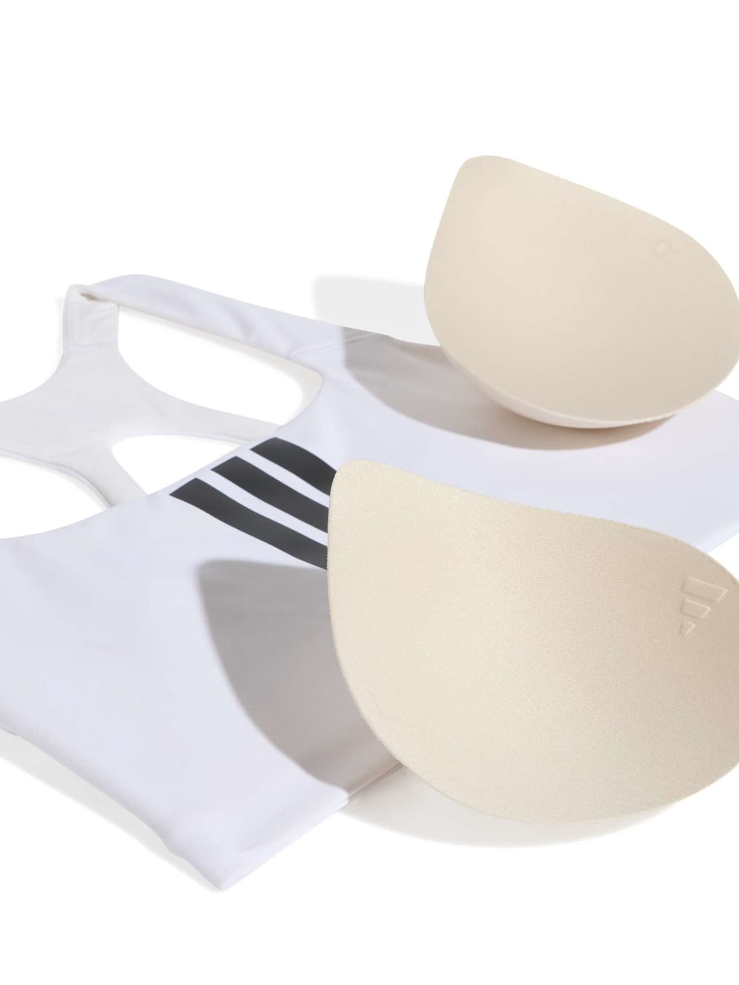Bustier Soutien-gorge de sport 'OPT 3S' ADIDAS PERFORMANCE en blanc