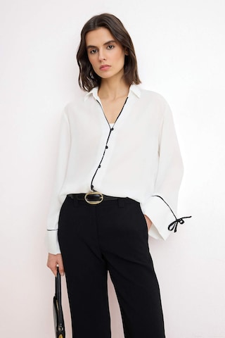 Camicia da donna di Trendyol in bianco: frontale