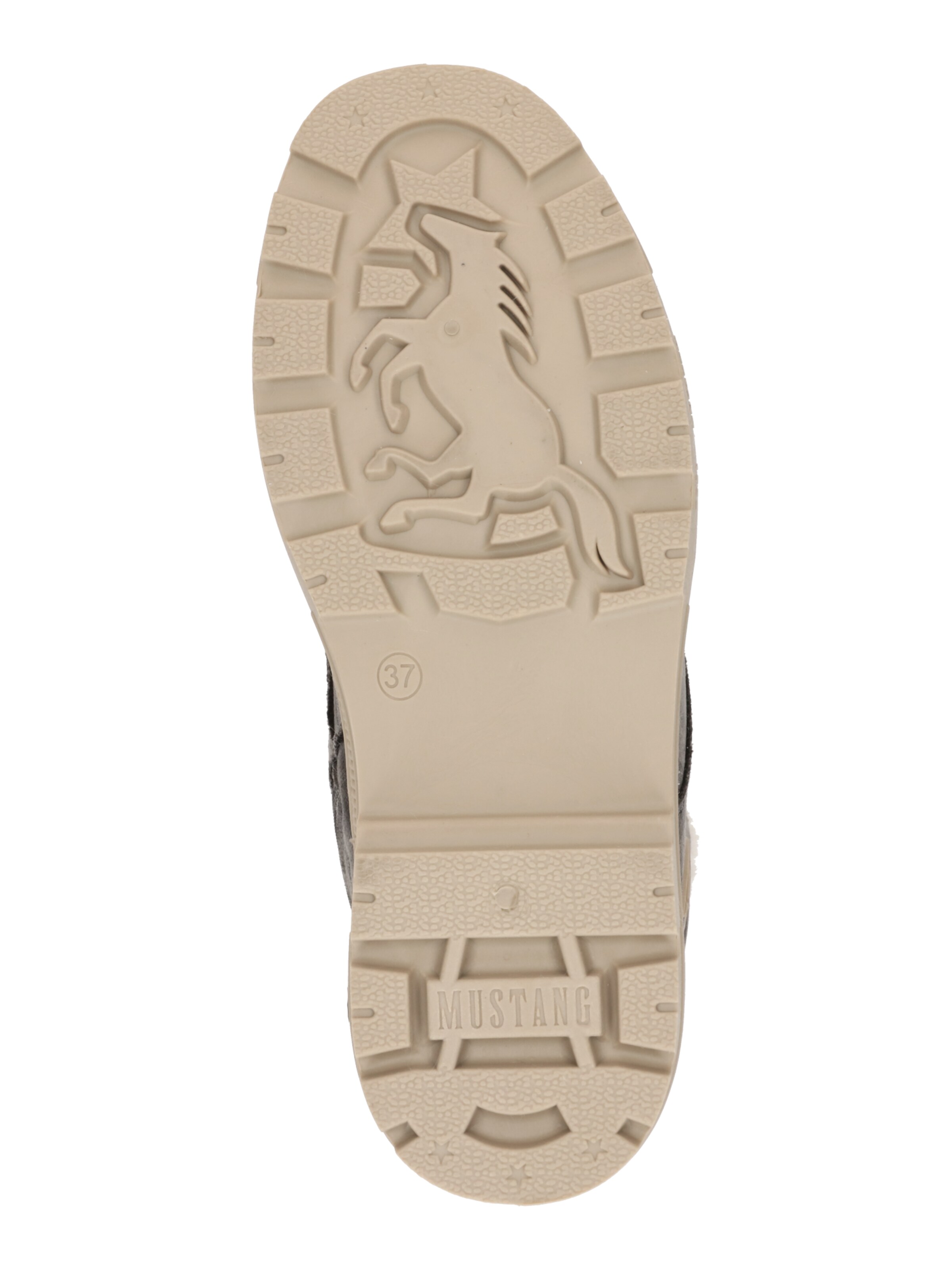 MUSTANG Lace-up bootie in Grey