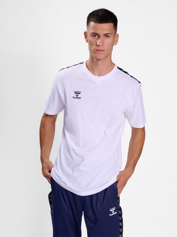Hummel Funktionsskjorte 'AUTHENTIC' i hvid: forside