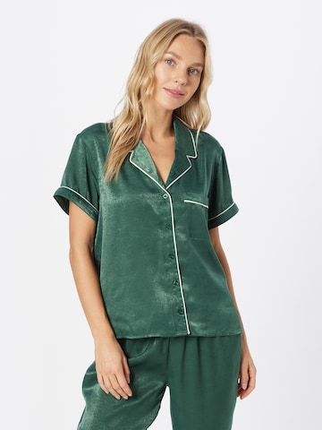 Gilly Hicks - Camisa de pijama em verde: frente