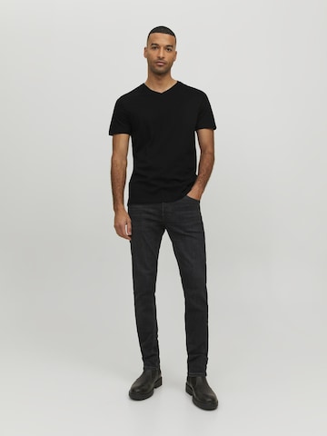 JACK & JONES Shirt 'JJEOrganic' in Black