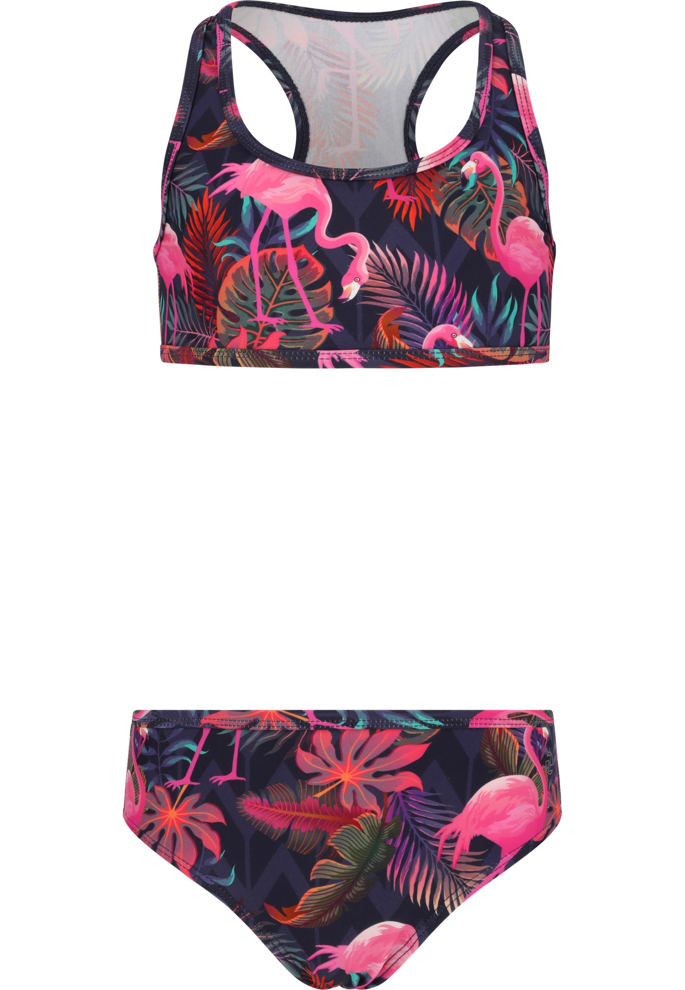 ZigZag Bralette Bikini 'Irena' in Red: front