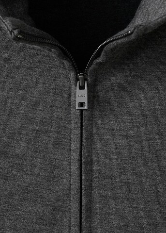 MANGO MAN Zip-Up Hoodie 'Portellz' in Grey