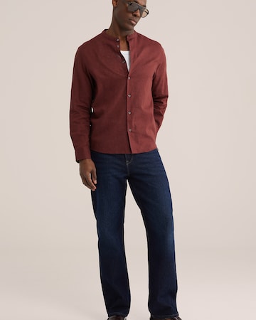 WE Fashion Comfort fit Poslovna srajca | rdeča barva