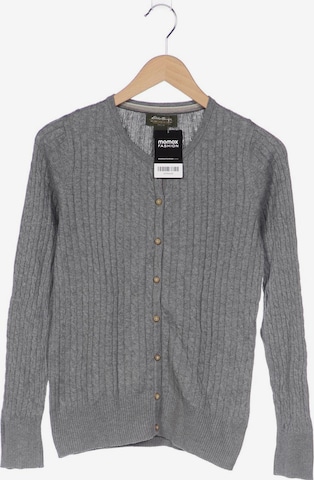 EDDIE BAUER Sweater & Cardigan in S in Grey: front