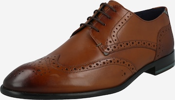 Ted Baker Lace-Up Shoes 'TRVSS' in Brown: front